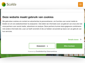 'scalda.nl' screenshot