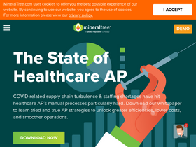 'mineraltree.com' screenshot