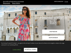 'monsoon.co.uk' screenshot