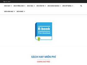 'sachhaymienphi.com' screenshot