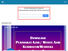 'jalurppg.id' screenshot