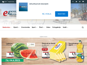 'epodravina.hr' screenshot