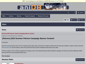 'anidb.net' screenshot