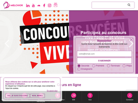 'melchior.fr' screenshot