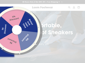 'loomfootwear.com' screenshot