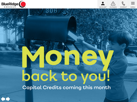 'blueridgeenergy.com' screenshot