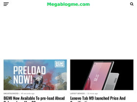 'megablogme.com' screenshot