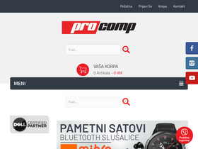 'procomp.ba' screenshot