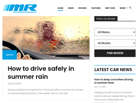 'motoringresearch.com' screenshot