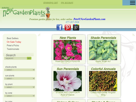 'newgardenplants.com' screenshot