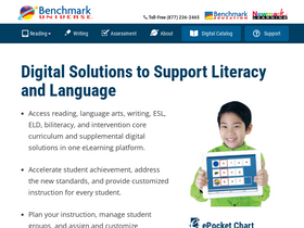 'benchmarkuniverse.com' screenshot