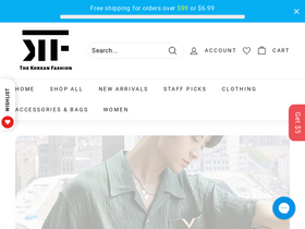 'thekoreanfashion.com' screenshot