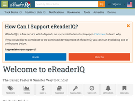 'ereaderiq.com' screenshot