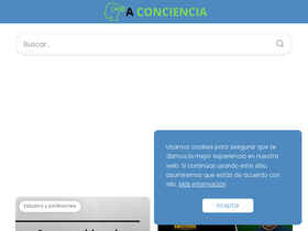 'aconciencia.es' screenshot