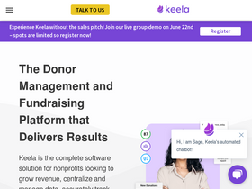 'keela.co' screenshot