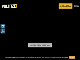 'politize.com.br' screenshot