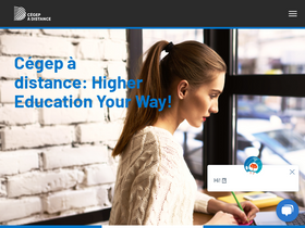'cegepadistance.ca' screenshot