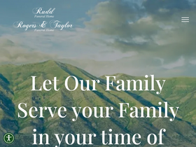 'ruddfuneralhome.com' screenshot