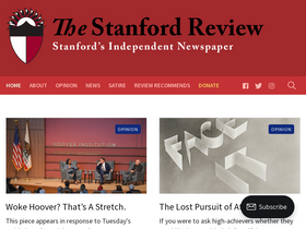 'stanfordreview.org' screenshot