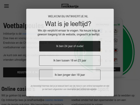 'intikkertje.nl' screenshot