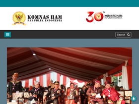 'komnasham.go.id' screenshot