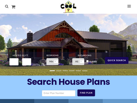 'coolhouseplans.com' screenshot