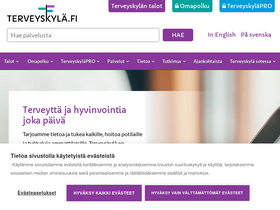 'terveyskyla.fi' screenshot