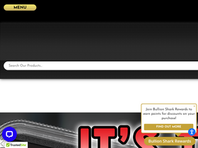 'bullionsharks.com' screenshot