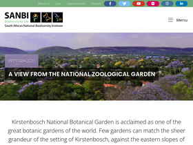 'sanbi.org' screenshot