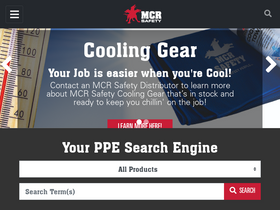 'mcrsafety.com' screenshot