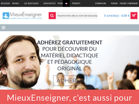'mieuxenseigner.ca' screenshot