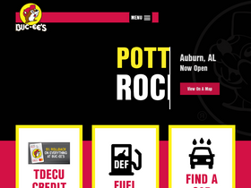 'buc-ees.com' screenshot