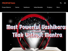'prophet666.com' screenshot