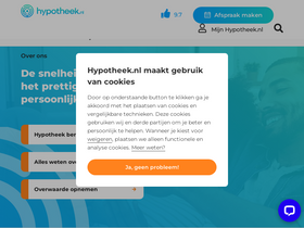 'hypotheek.nl' screenshot