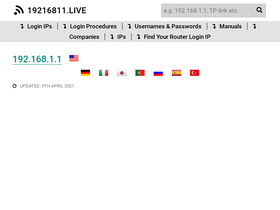 '19216811.live' screenshot