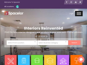 spaceior.com homepage screenshot