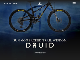 'forbiddenbike.com' screenshot