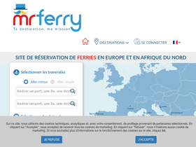 'misterferry.fr' screenshot
