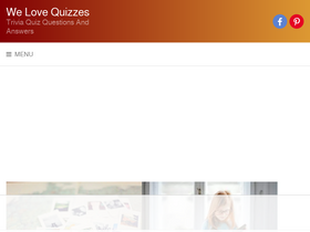 'welovequizzes.com' screenshot