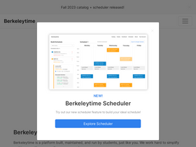 'berkeleytime.com' screenshot