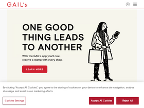 'gailsbread.co.uk' screenshot