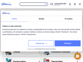 'prodoshop.sk' screenshot