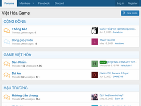 'viethoagame.com' screenshot