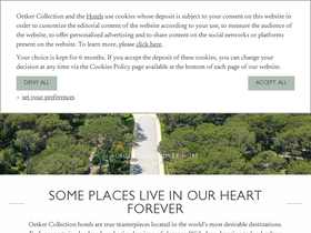'oetkercollection.com' screenshot