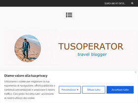 'tusoperator.it' screenshot
