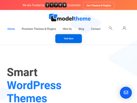 'modeltheme.com' screenshot