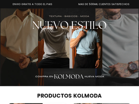 kolmoda.co homepage screenshot
