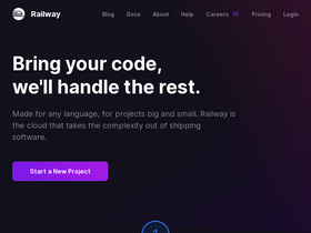 'railway.app' screenshot