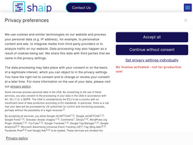'shaip.com' screenshot