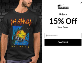 'officialbandshirts.com' screenshot